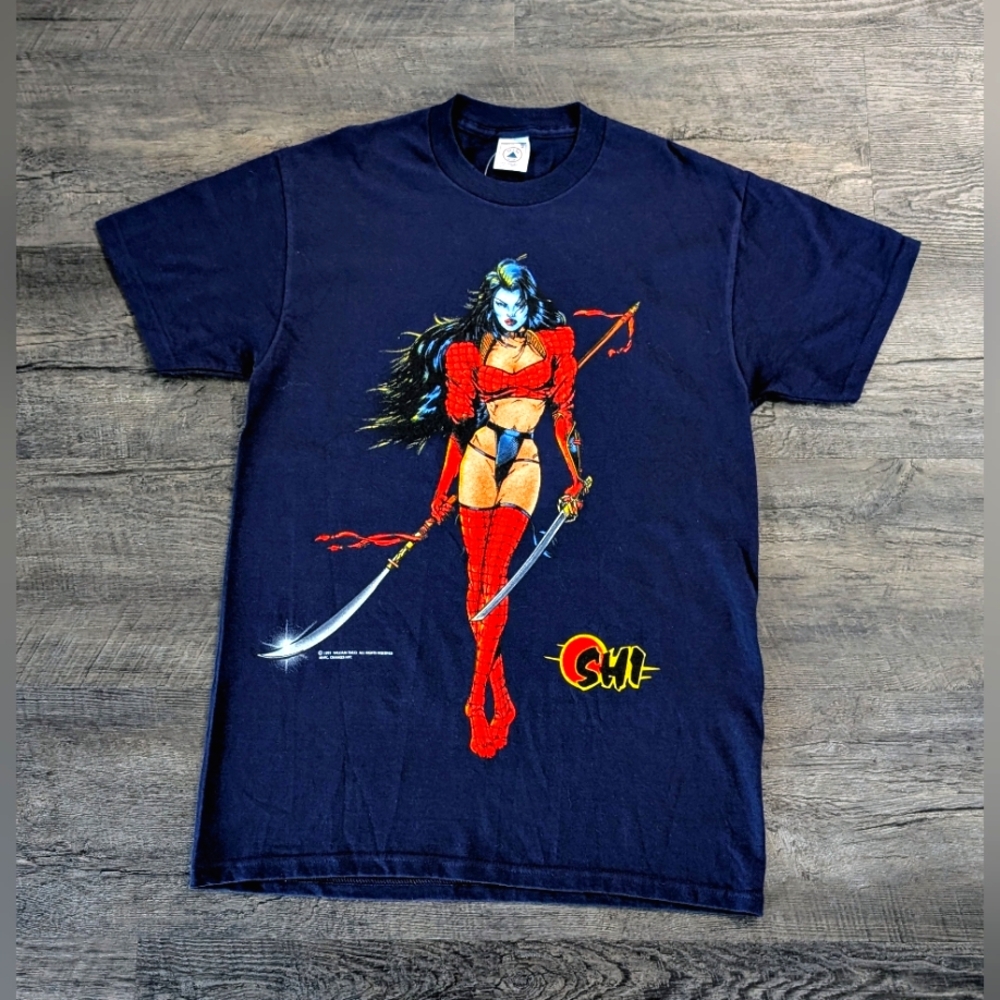 Vintage 1997 Shi Lady Death William Tucci Crusade Comics Anime Manga T-Shirt NWT